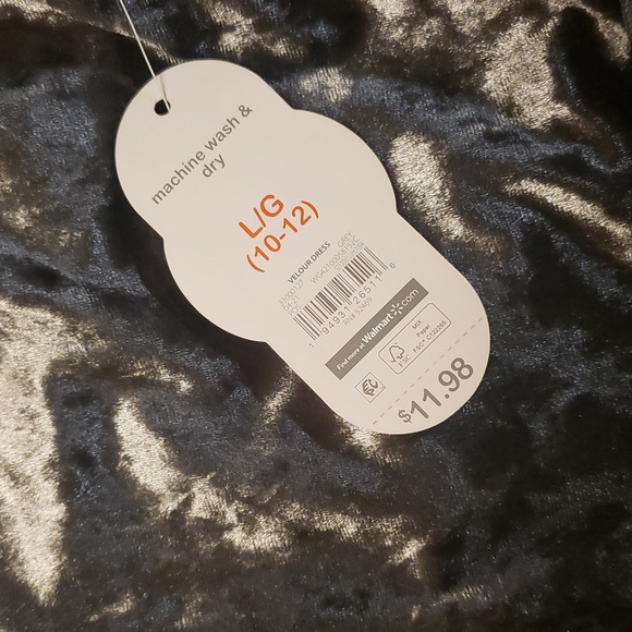 Wonder Nation Gray Velour Dress - Picture 7 of 7